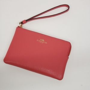 Pink Coach Wristlet